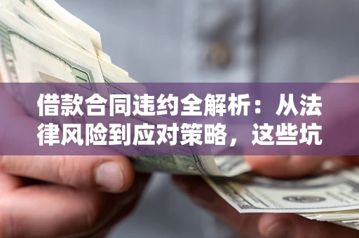济南借款合同违约全解析：从法律风险到应对策略，这些坑别再踩！